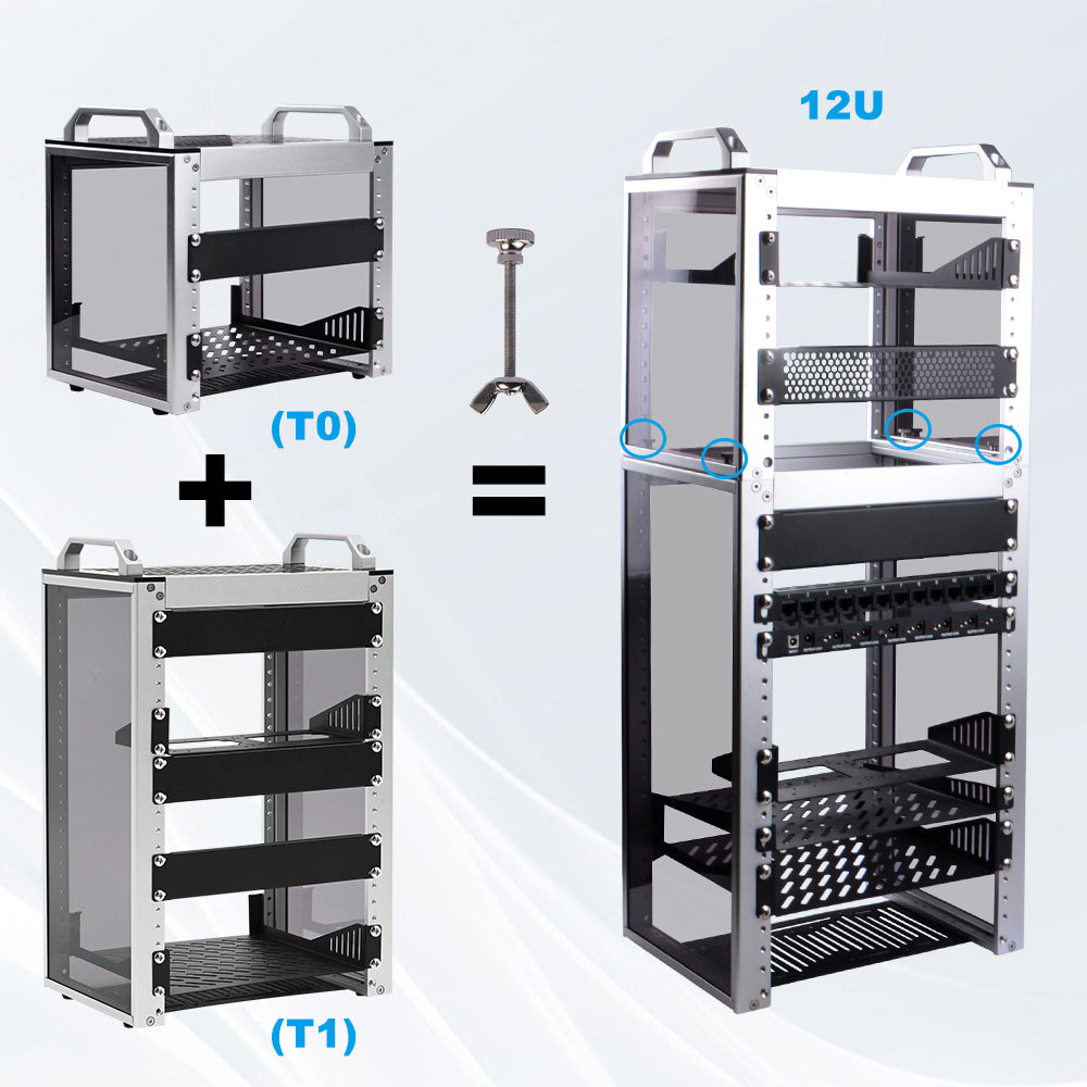 DeskPi RackMate Accessories for T0/T1/T2 Server Cabinet #M3-0.5 Screws