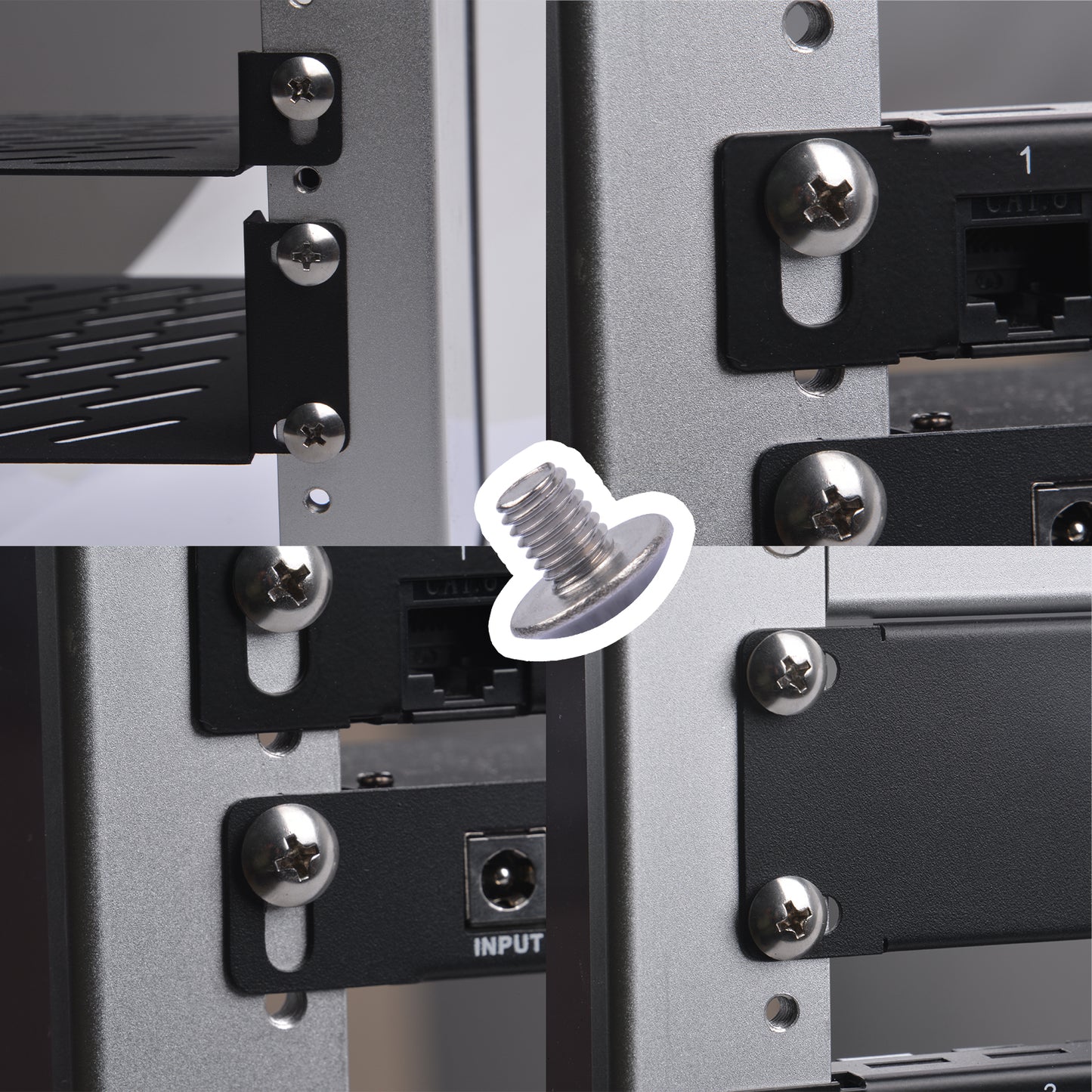 DeskPi RackMate Accessories for T0/T1/T2 Server Cabinet #10-32 5/16 Screws