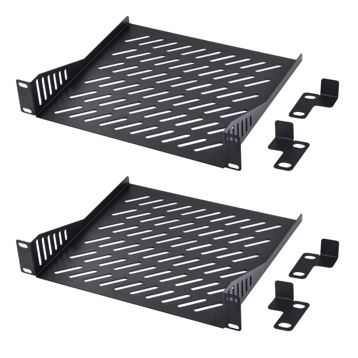 DeskPi RackMate Accessories Rack Shelf 10 inch 1U Rack for T0/T1 Server Cabinet