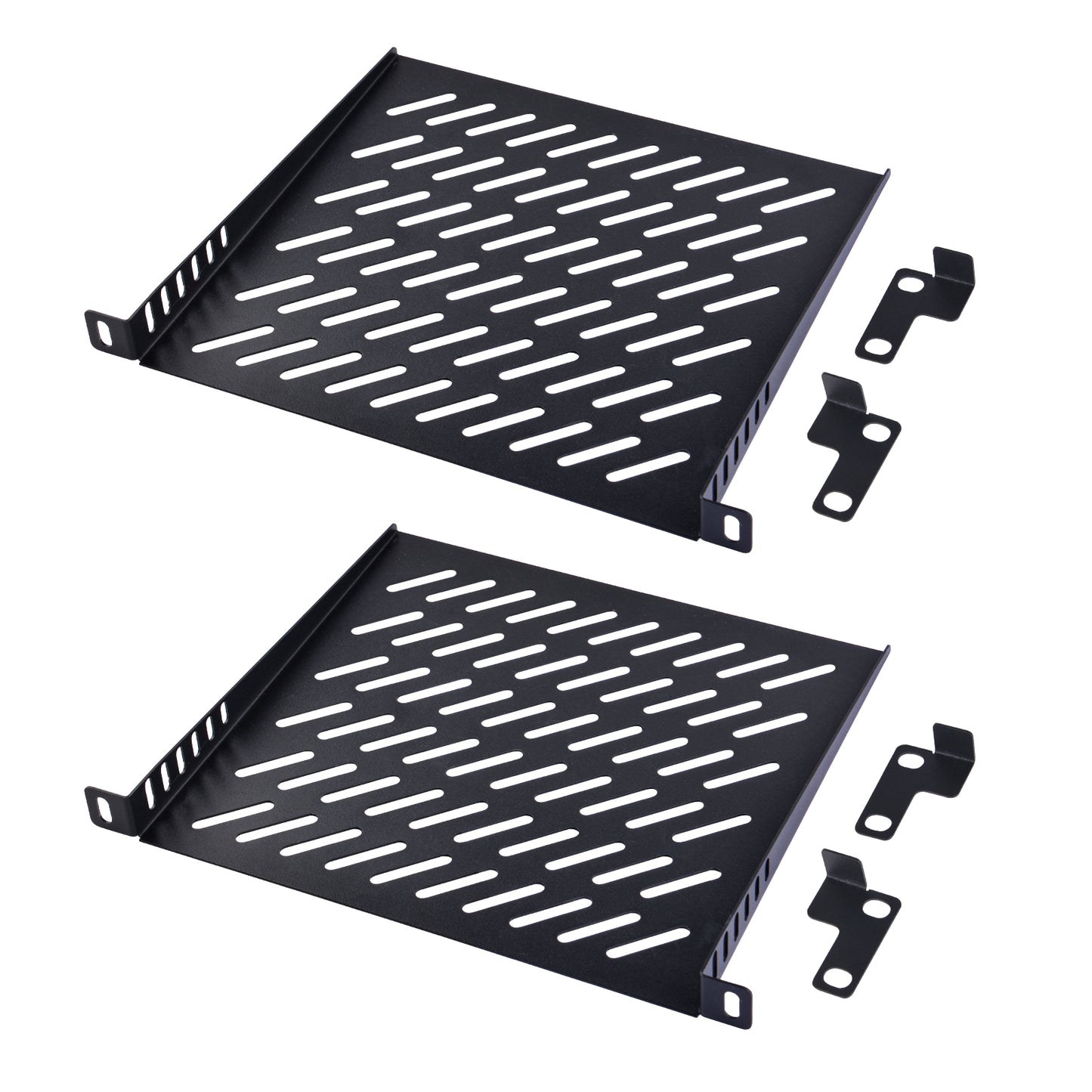 DeskPi RackMate Accessories Rack Shelf 10 inch 0.5U Rack for T0/T1 Server Cabinet