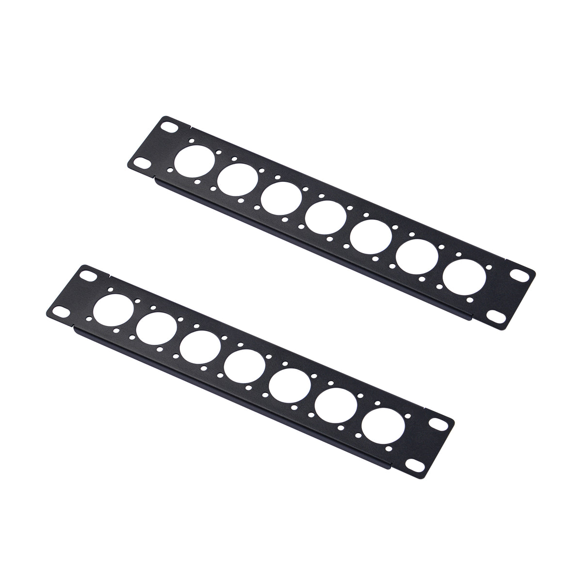DeskPi Rackmate Accessories 10 inch 1U D-type Patch Panel Rack Mount 7D Rackmate XLR HDMI AV RJ45
