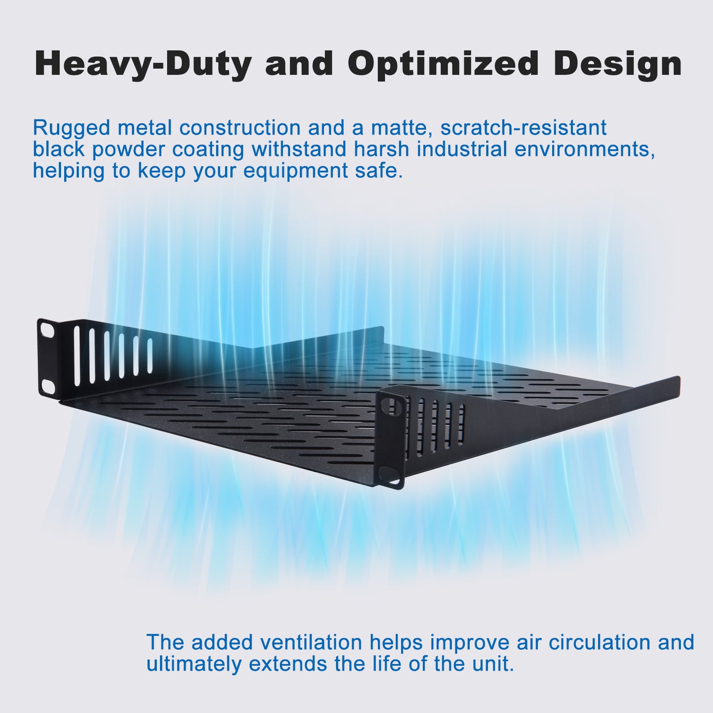 DeskPi RackMate T2 Accessories 1U Rack Shelf for T2 Server Rack/ 12U Network Cabinet