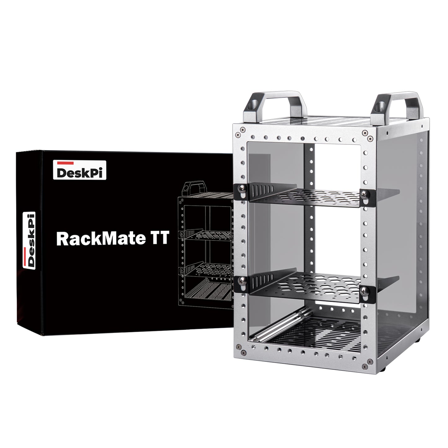 Pre-sale DeskPi RackMate TT Rackmount, Mini Server Cabinet for Network, Servers, Audio, and Video Equipment