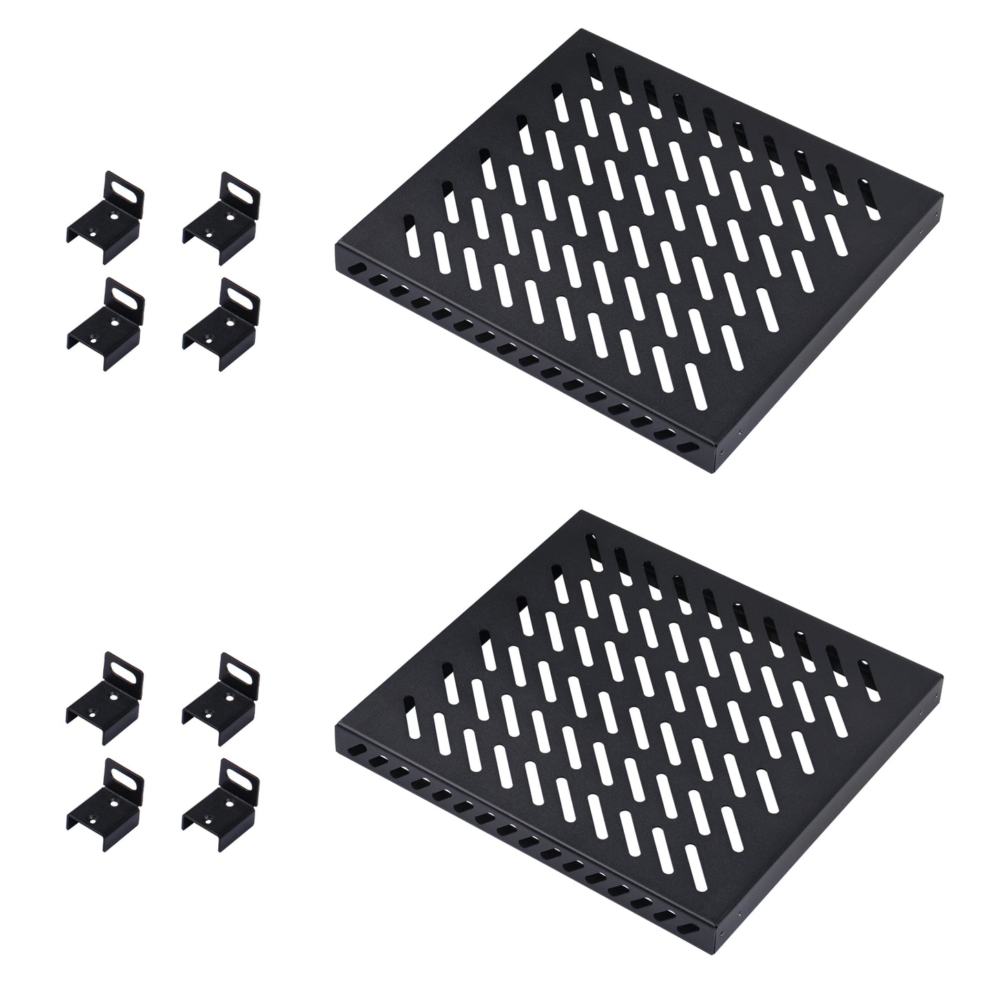 DeskPi RackMate 10-inch 0.5U Heavy Duty Rack Shelf for T0/T1 Server Cabinet