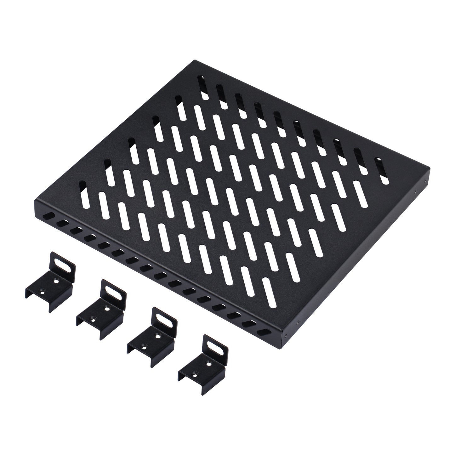 DeskPi RackMate 10-inch 0.5U Heavy Duty Rack Shelf for T0/T1 Server Cabinet