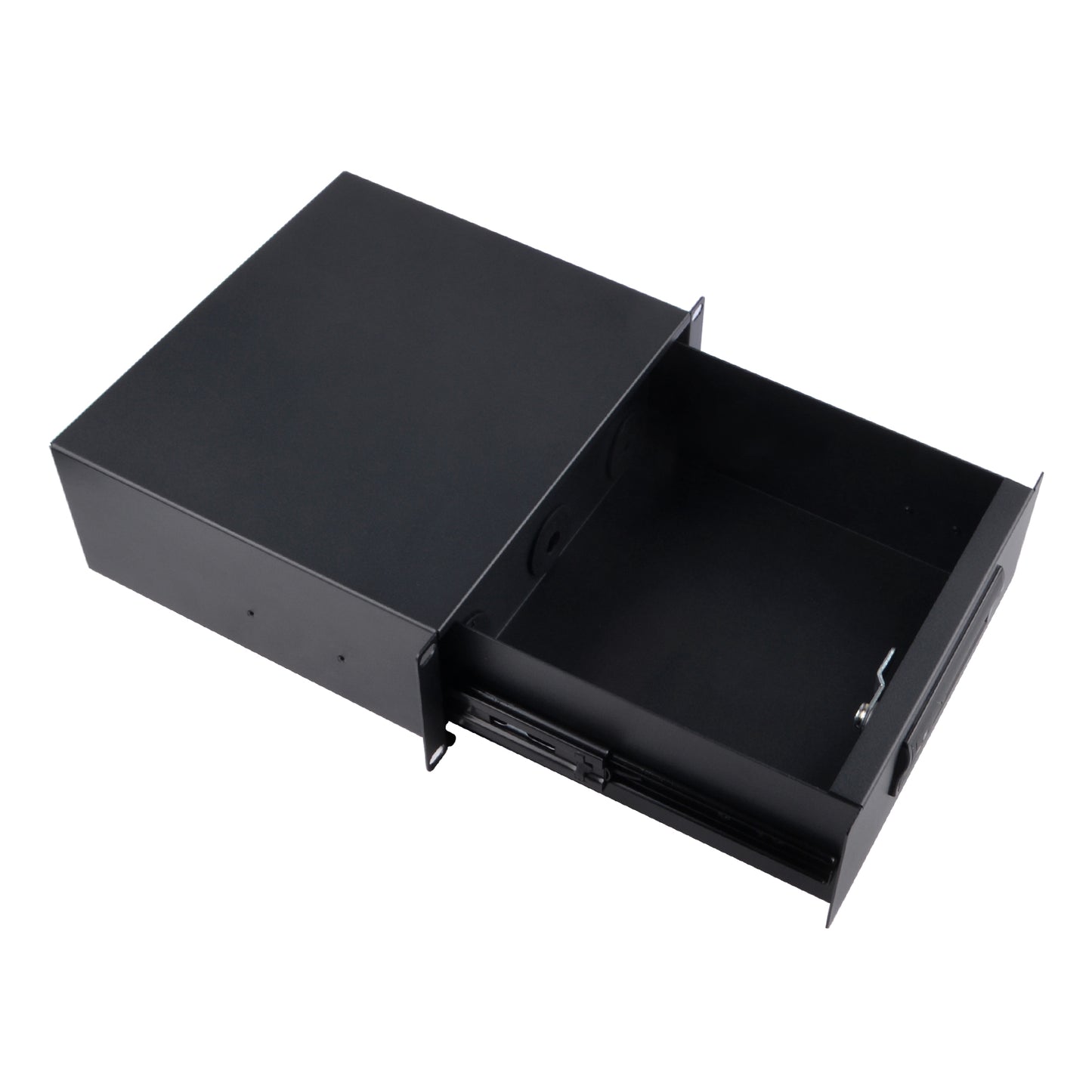 DeskPi RackMate 10-inch 2U Rackmount Drawer with Locks and Keys for T0/T1 Server Cabinets