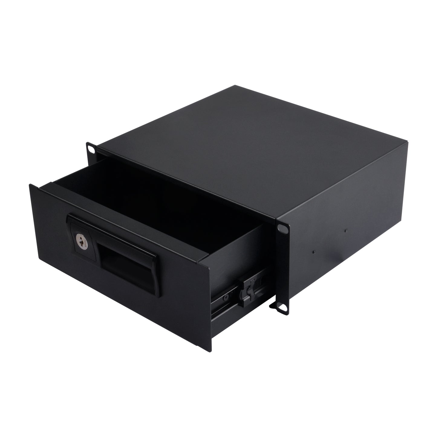 DeskPi RackMate 10-inch 2U Rackmount Drawer with Locks and Keys for T0/T1 Server Cabinets