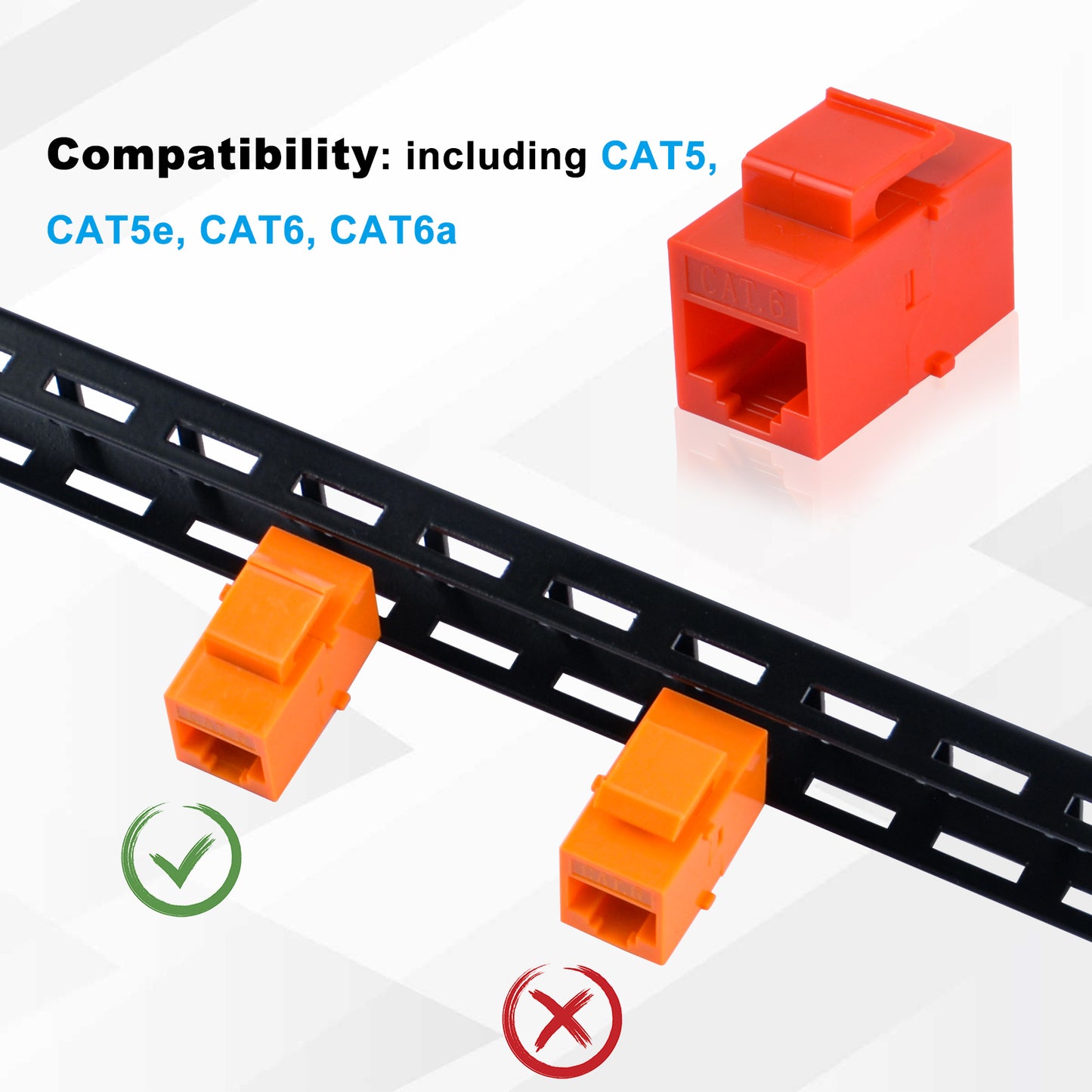 DeskPi Rackmate Accessories 10inch 12 Port Blank Keystone Patch Panel, Cable Management Rack for T0/T1/T2 Server Cabinets