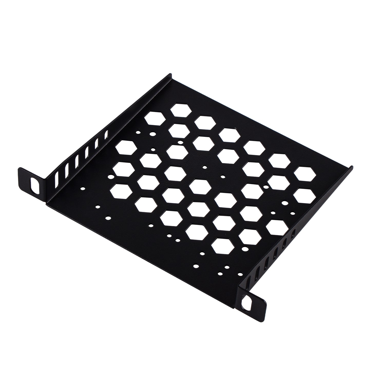 DeskPi RackMate Accessories 7-inch 0.5U Rack Shelf for TT Server Rack/Network Cabinet