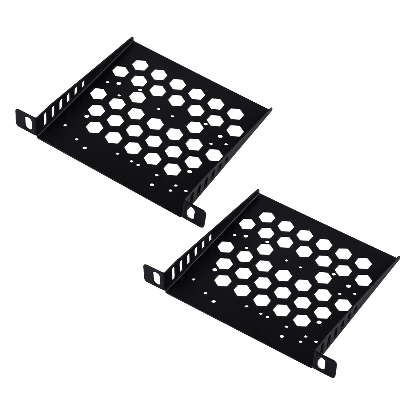 DeskPi RackMate Accessories 7-inch 0.5U Rack Shelf for TT Server Rack/ Network Cabinet