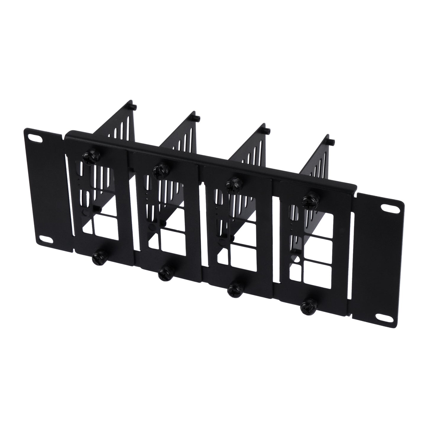 DeskPi Rackmate Accessories 10 inch 2U Rackmount for Raspberry Pi5/4B, supports Installation of T0/T1/T2
