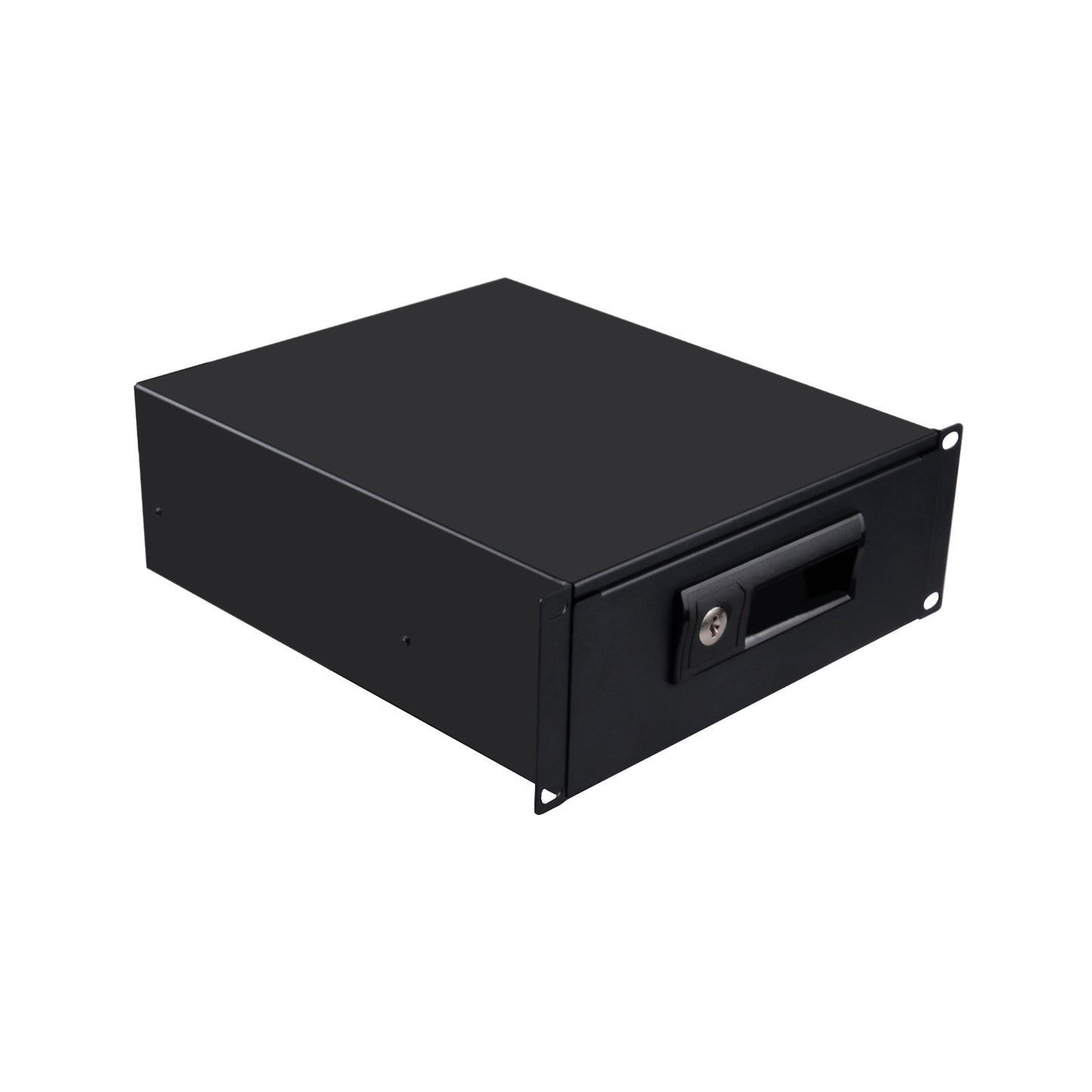 DeskPi RackMate 2U Rackmount Lockable Drawer, 10 Inch Server Cabinet Case Rack Mount for T2 Server Cabinets
