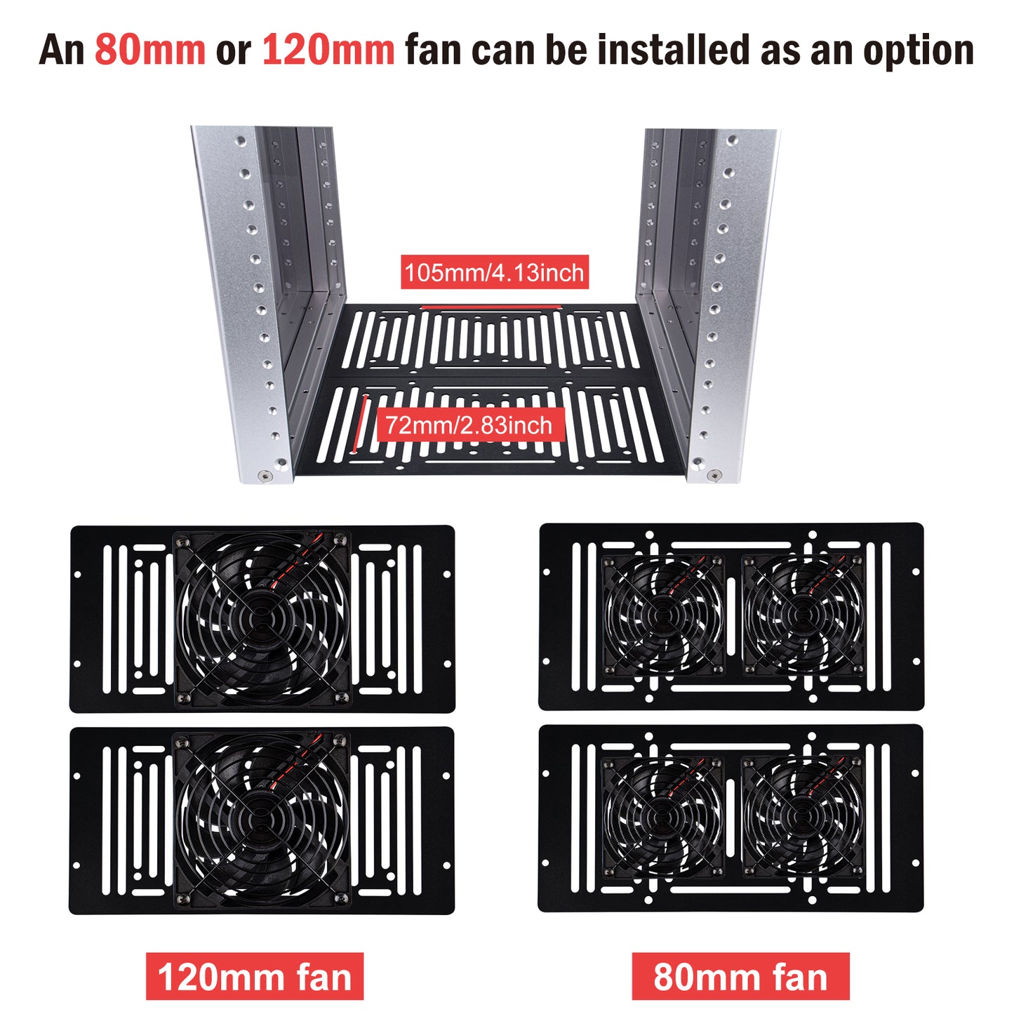 DeskPi RackMate T1-Plus Rackmount, 10-inch 8U Server Cabinet for Network, Servers, Audio and Video Equipment