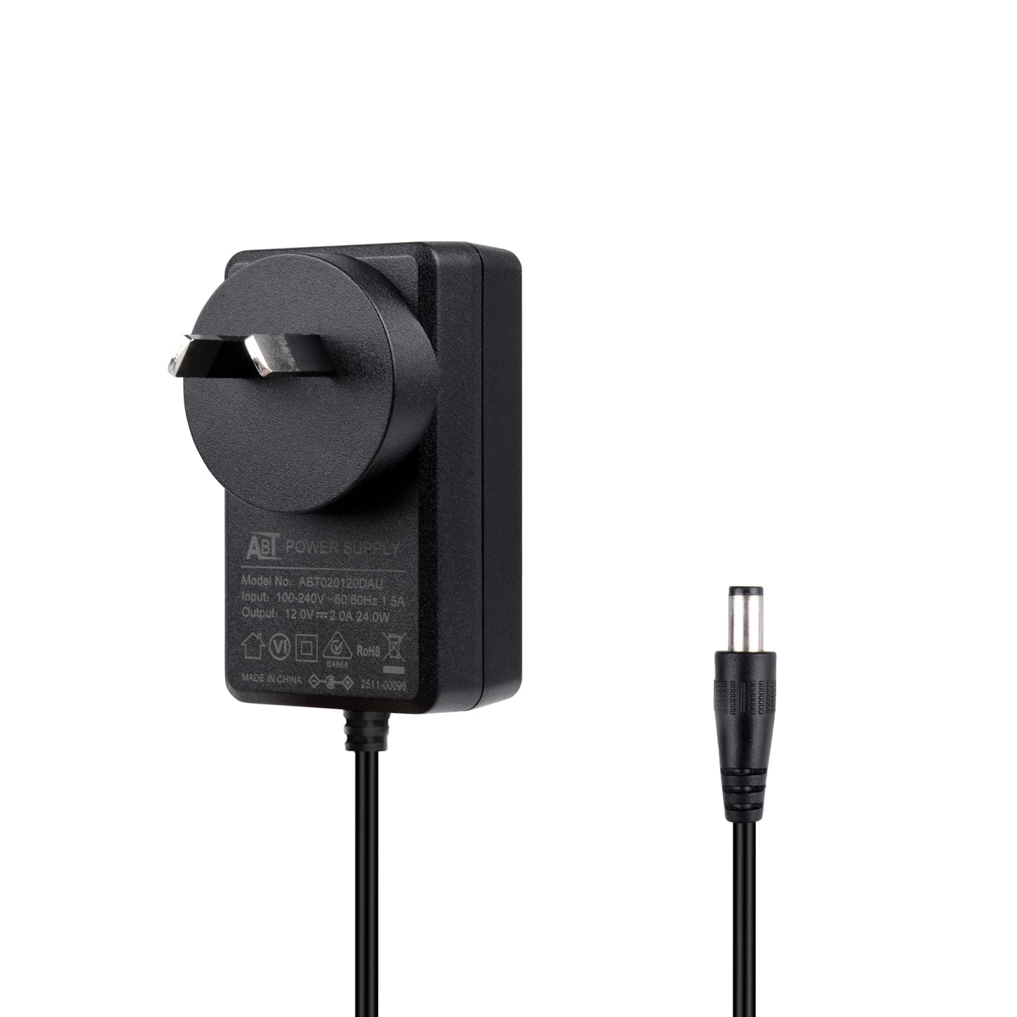 DeskPi DC 12V 2A Power Supply Wall-mount Switching Power Adapter