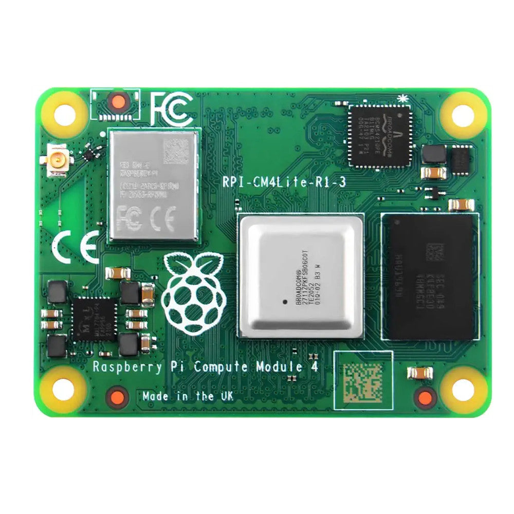 CM4108000, Raspberry Pi CM4 8GB RAM 0GB (Lite), 2.4/5.0GHz Wi-Fi & Blu –  DeskPi Store