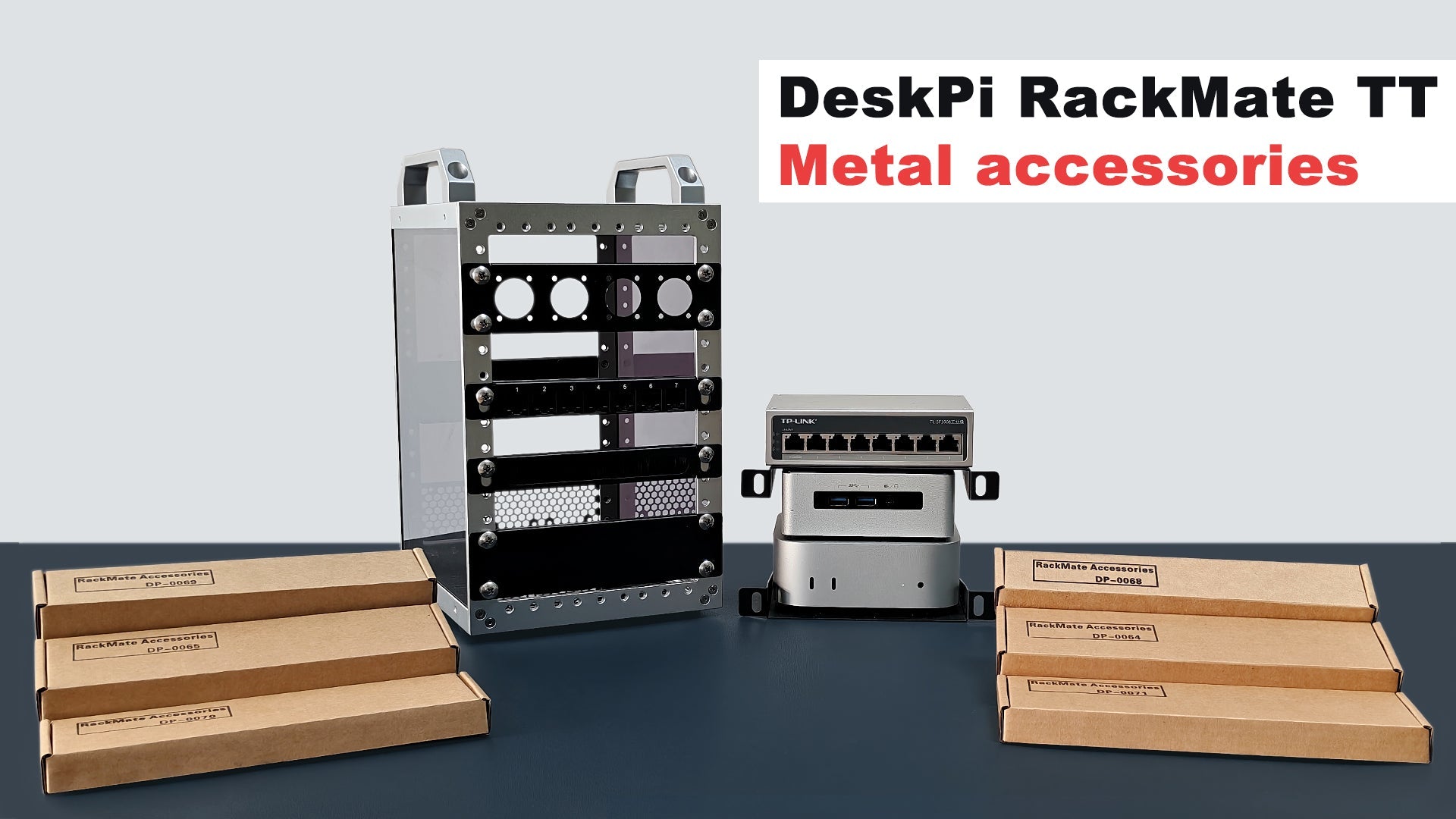 DeskPi Rackmate TT Metal Accessories Installation Tutorial – DeskPi Store