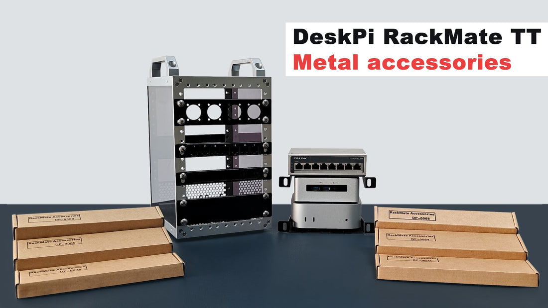 DeskPi Rackmate TT Metal Accessories Installation Tutorial