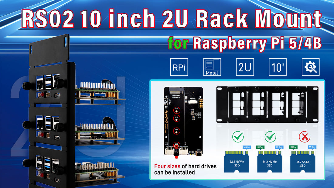 DeskPi Rackmate - RS02 10-Inch 2U Rack Mount Assembling and Configuring Tutorial Video