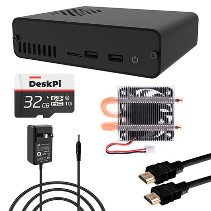 DeskPi Pro Set-top Box with Accessaries Kit