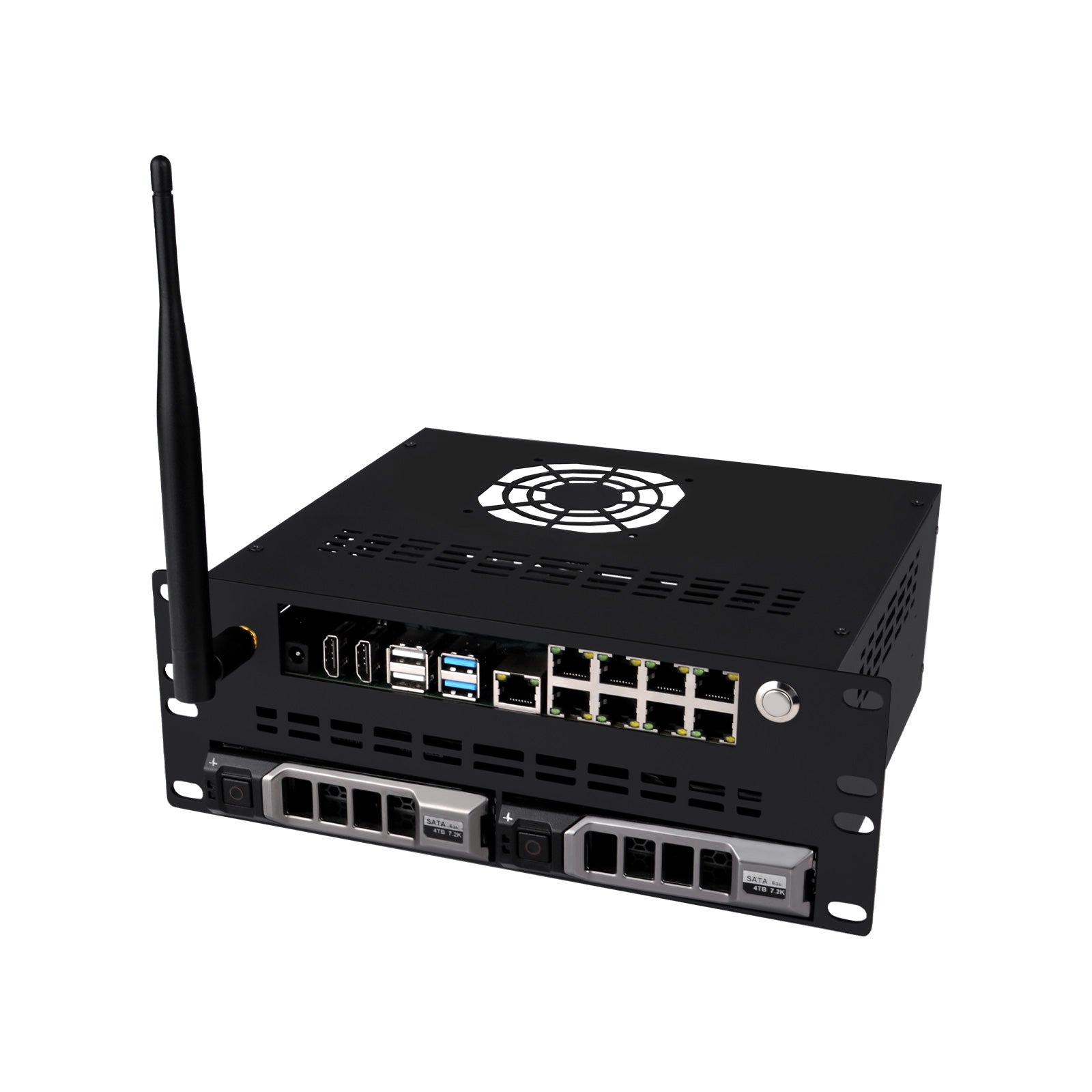 Pre-sale DeskPi 2U Mini Rack Mount Case (Pre-order) for the Exaviz Cru ...