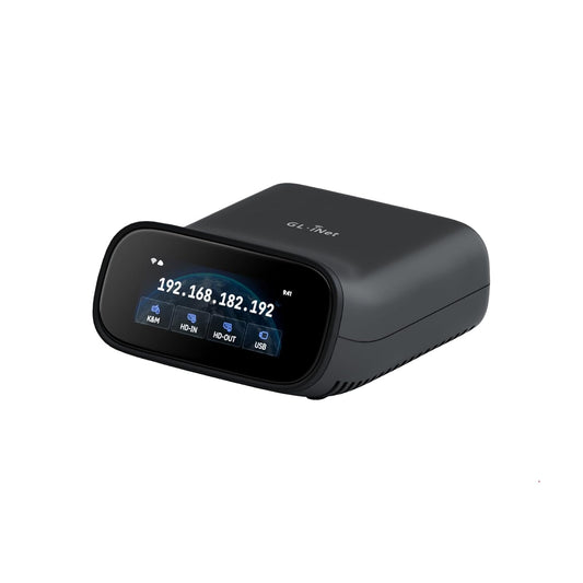 GL-RM10 Comet Pro Remote, Dual-Band Wi-Fi 6 Desktop KVM Device, 32GB eMMC,Tailscale Support Remote Access and ATX/fingerbot