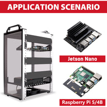 Load image into Gallery viewer, DeskPi RackMate T1 Rackmount, 8U Server Cabinet for Network, Servers, Audio, and Video Equipment
