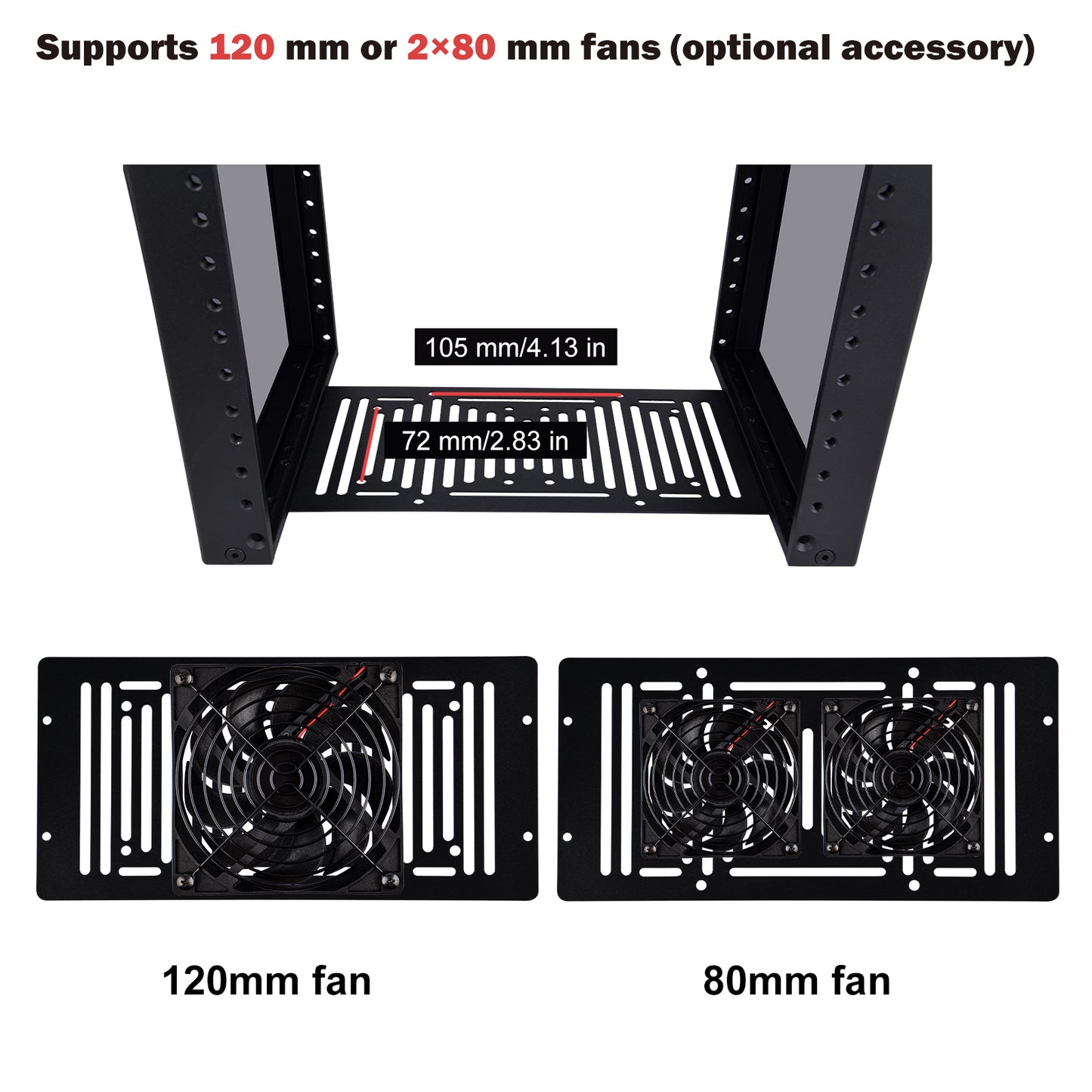 DeskPi RackMate T1 Light Version, 10 Inch Black 8U Server Cabinet for Network, Servers, Audio and Video Equipment