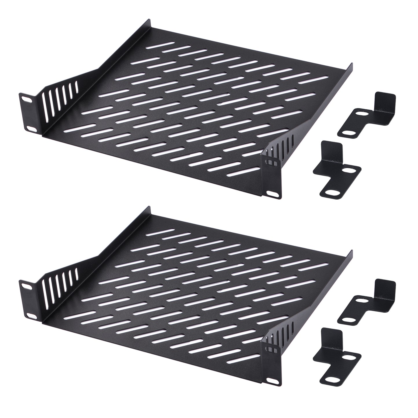 DeskPi RackMate Accessories Rack Shelf 10 inch 1U Rack for T0/T1 Server Cabinet