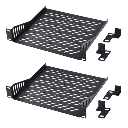 DeskPi RackMate Accessories Rack Shelf 10 inch 1U Rack for T0/T1 Server Cabinet