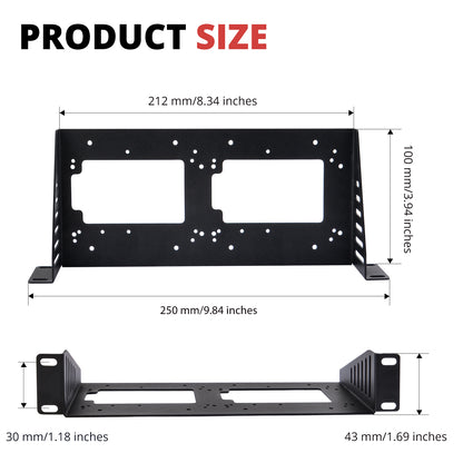 DeskPi RackMate Accessories SBC Shelf 10 inch 1U Rack
