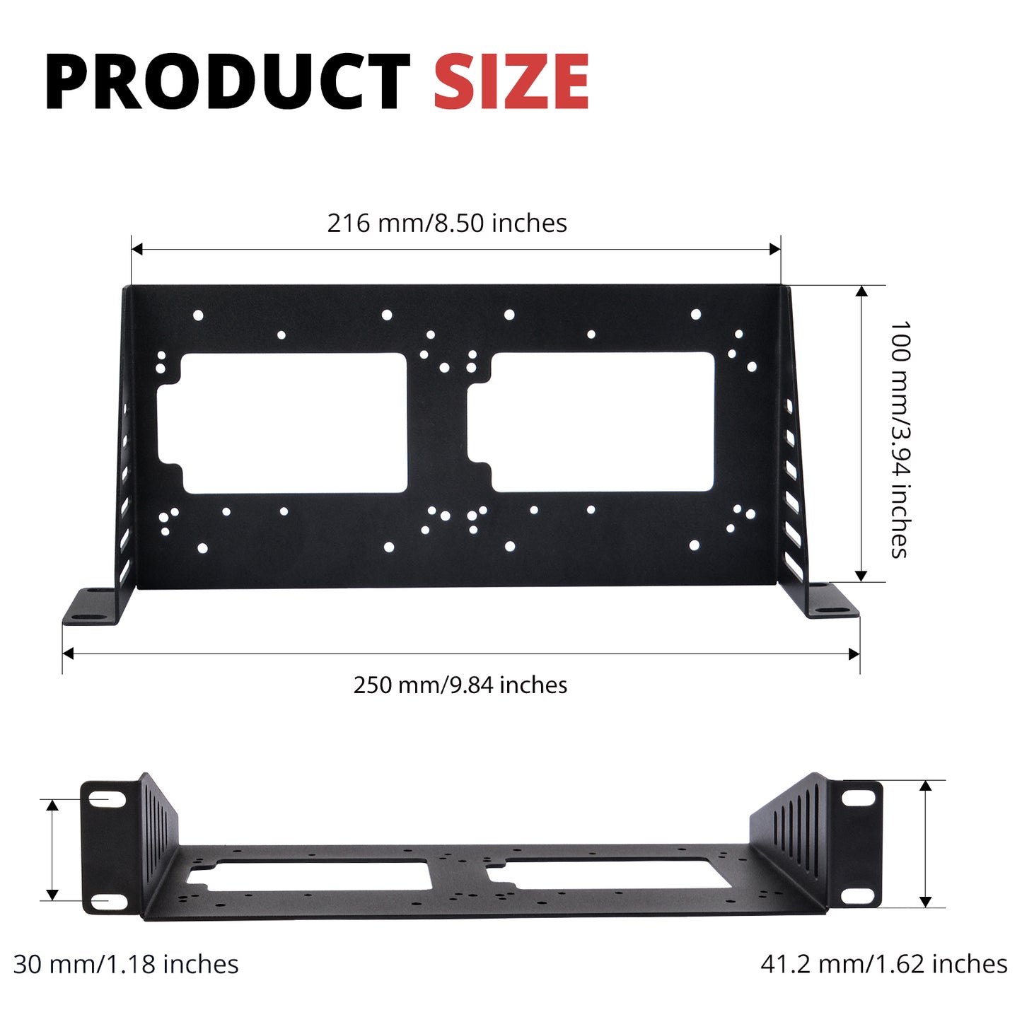 DeskPi RackMate Accessories SBC Shelf 10 inch 1U Rack