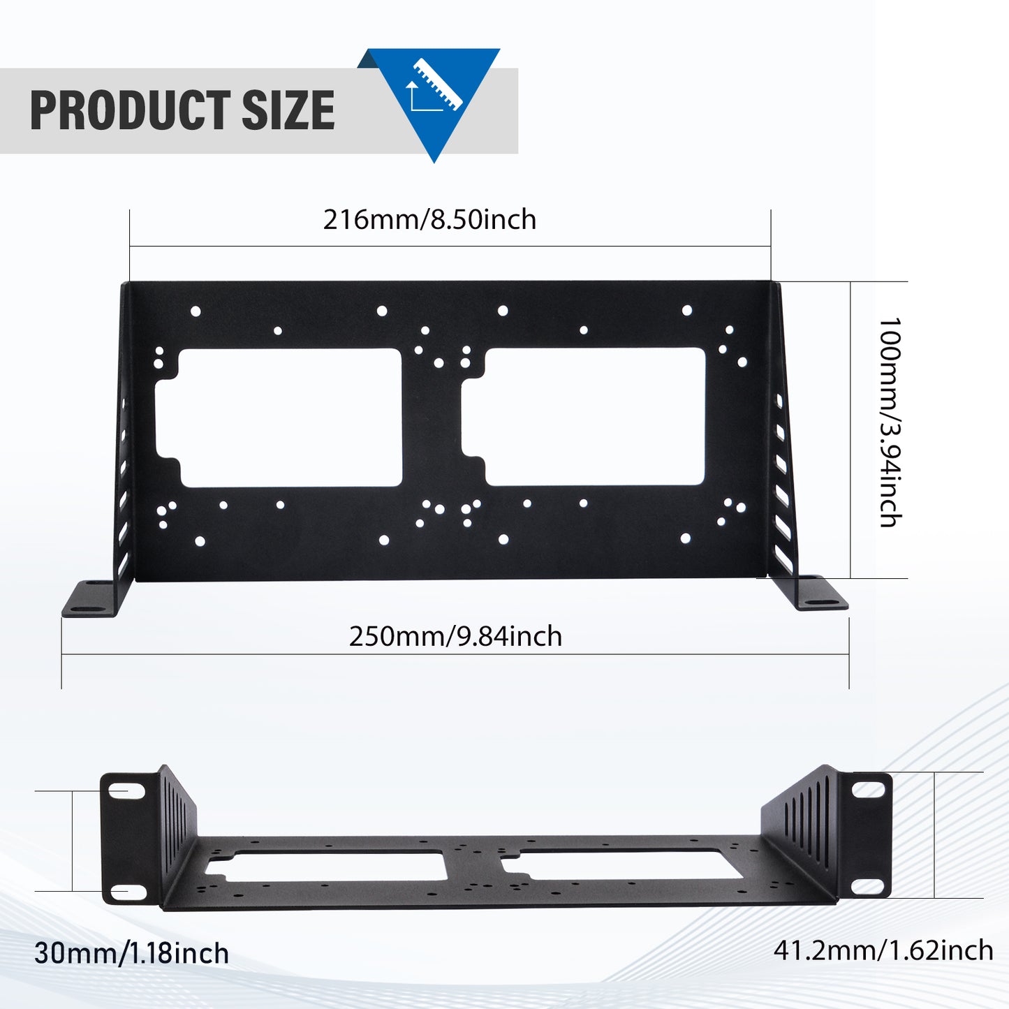 DeskPi RackMate Accessories SBC Shelf 10 inch 1U Rack