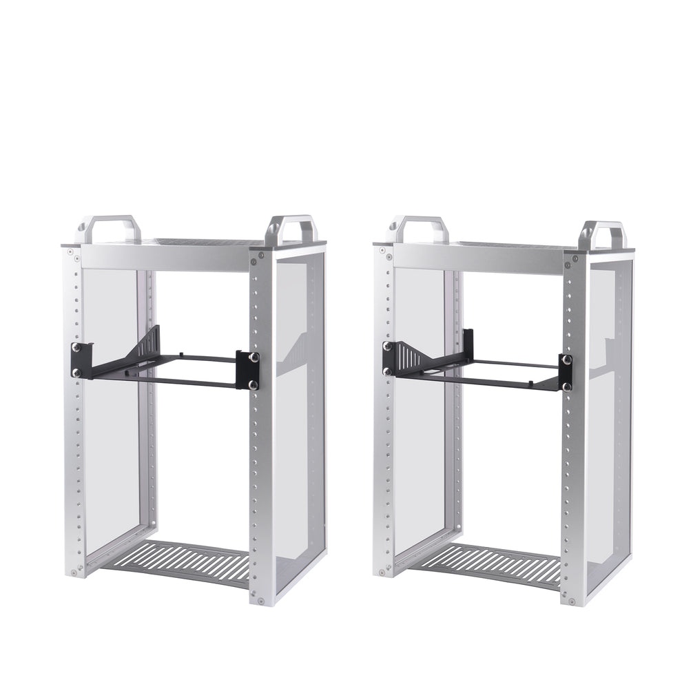 DeskPi RackMate Accessories Mini ITX Shelf 10 inch 1U Rack, support Mi ...