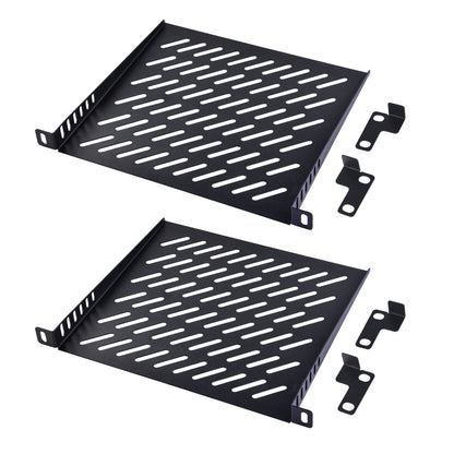 DeskPi RackMate Accessories Rack Shelf 10 inch 0.5U Rack for T0/T1 Server Cabinet