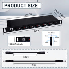 Load image into Gallery viewer, DeskPi DC PDU Lite 7-CH 0.5U for DeskPi Rackmate T1
