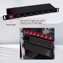 Load image into Gallery viewer, DeskPi DC PDU Lite 7-CH 0.5U for DeskPi Rackmate T1
