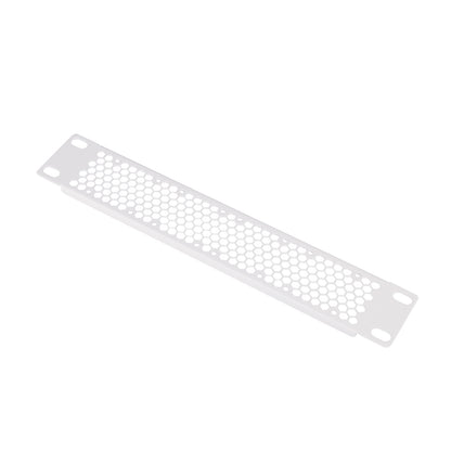 DeskPi Rackmate 1U Venting Blank Panel, White 10 inch Metal Rack Mount for T0/T1/T2 Server Cabinets