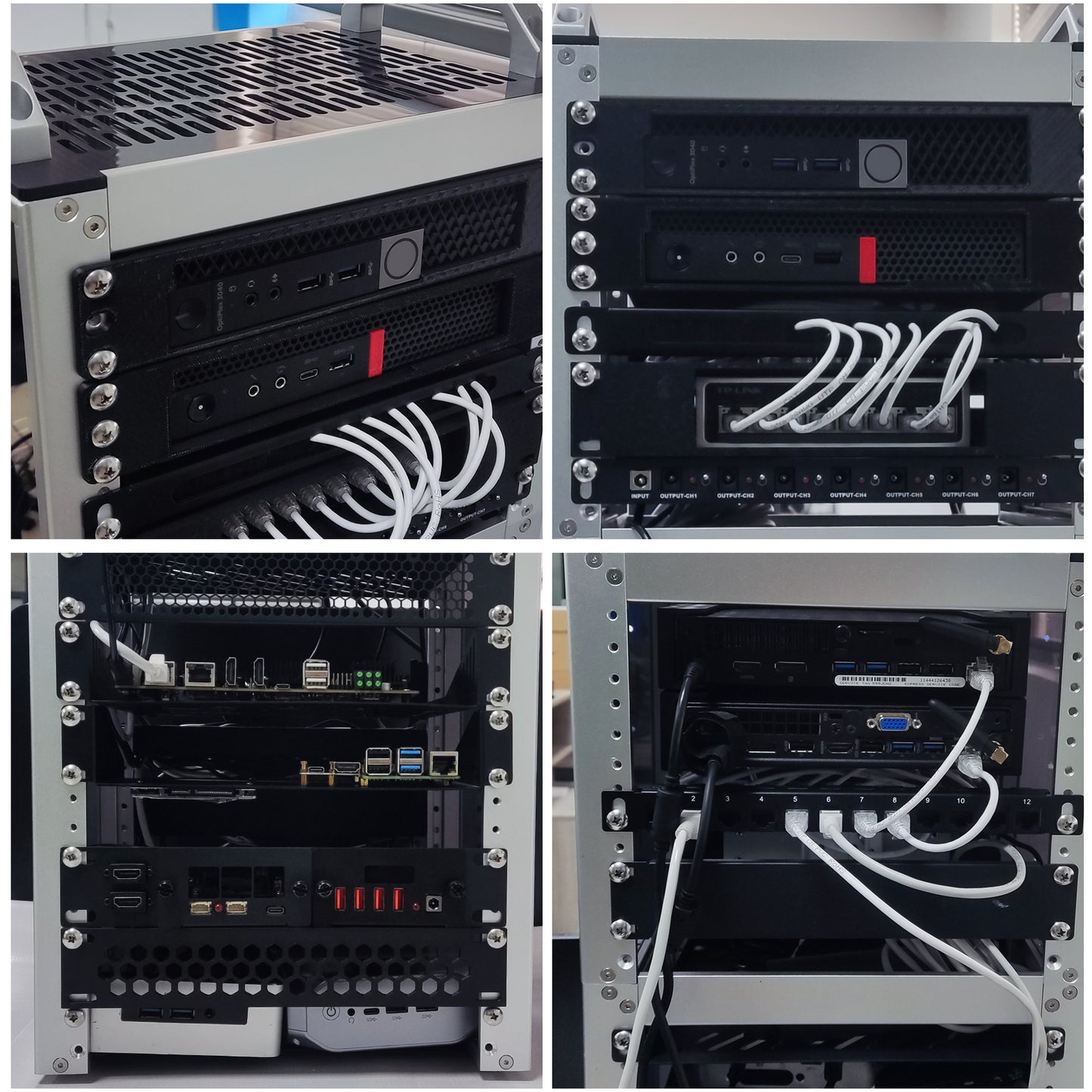 DeskPi RackMate T2 Rackmount, 12U Server Cabinet for Network, Servers, Audio, and Video Equipment