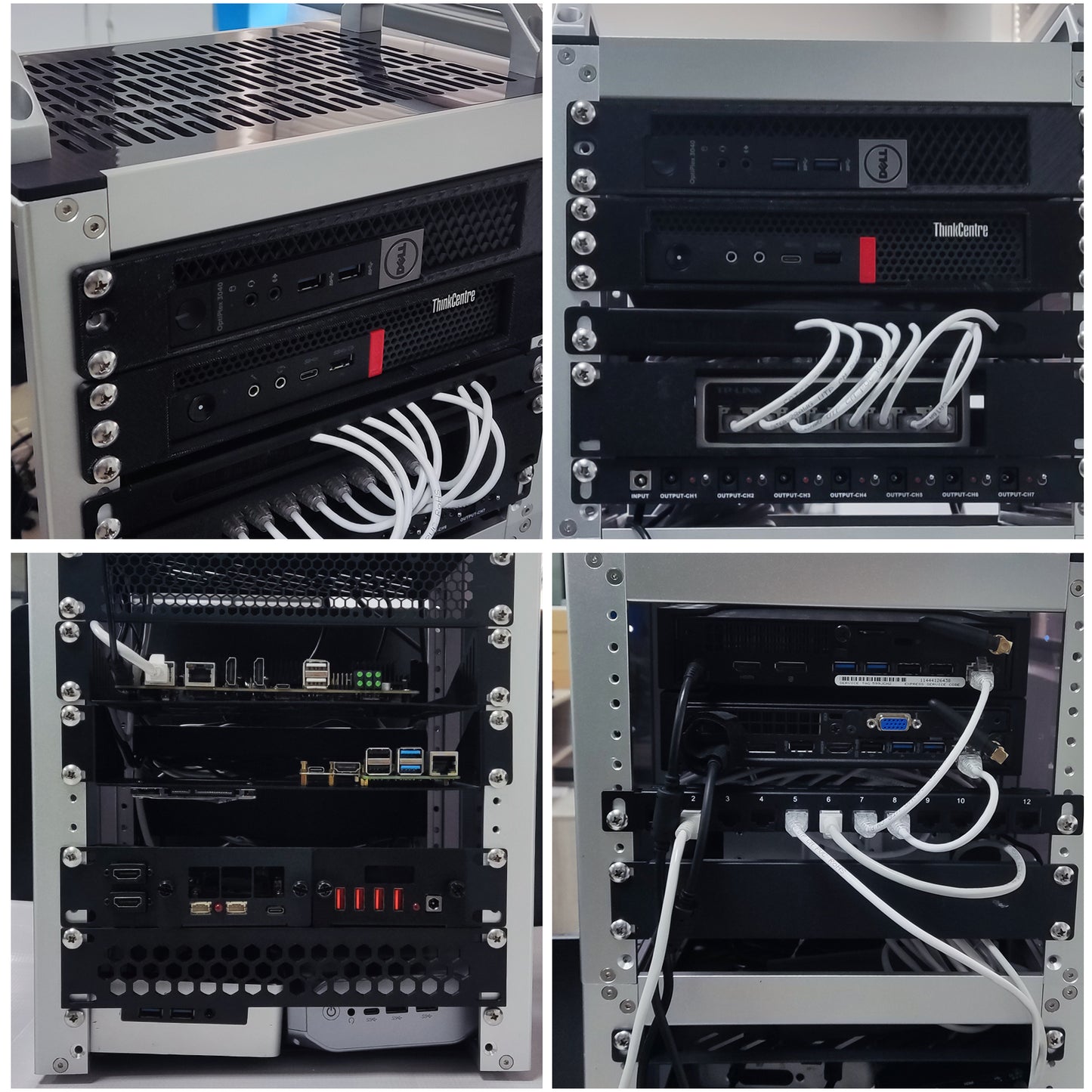 DeskPi RackMate T2 Rackmount, 12U Server Cabinet for Network, Servers, Audio, and Video Equipment