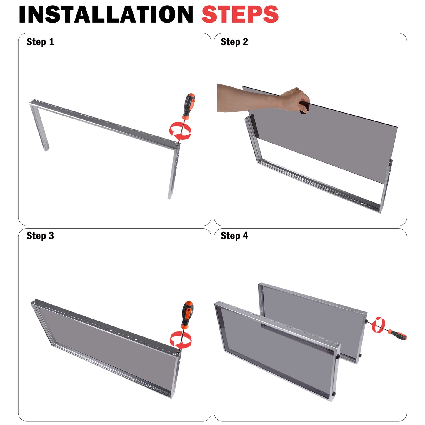 DeskPi RackMate T2 Rackmount, 12U Server Cabinet for Network, Servers, Audio, and Video Equipment