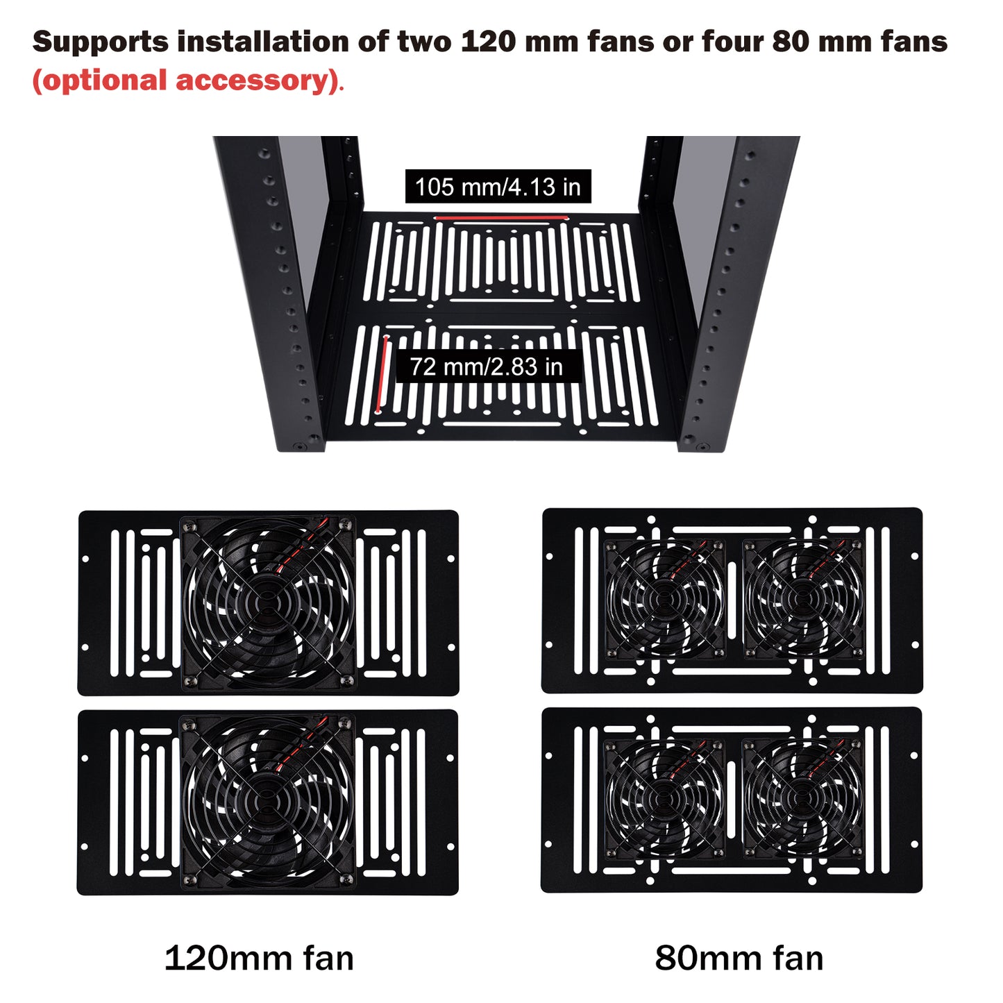 DeskPi RackMate T2 Light Version, 10 Inch Black 12U Server Cabinet for Network, Servers, Audio and Video Equipment