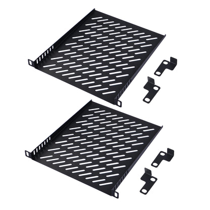 DeskPi RackMate T2 Accessories 0.5U Rack Shelf for T2 Server Rack/ Network Cabinet