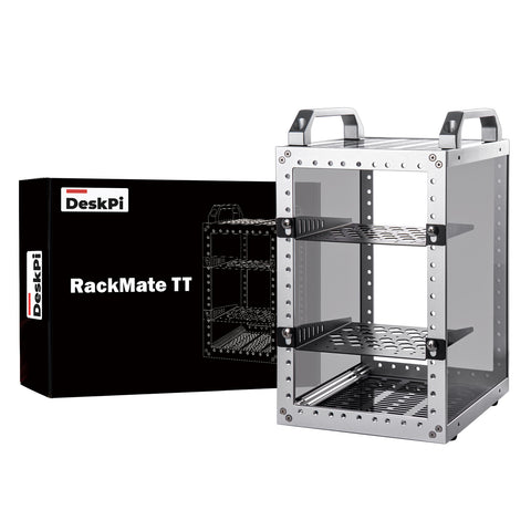 DeskPi RackMate TT Rackmount, Mini Server Cabinet for Network, Servers, Audio, and Video Equipment