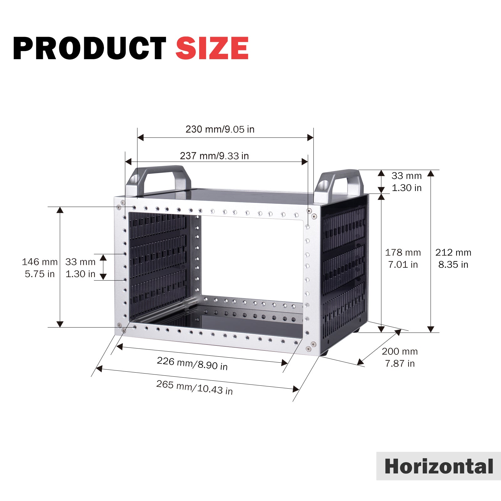 DeskPi RackMate TT Rackmount, Mini Server Cabinet for Network, Servers ...