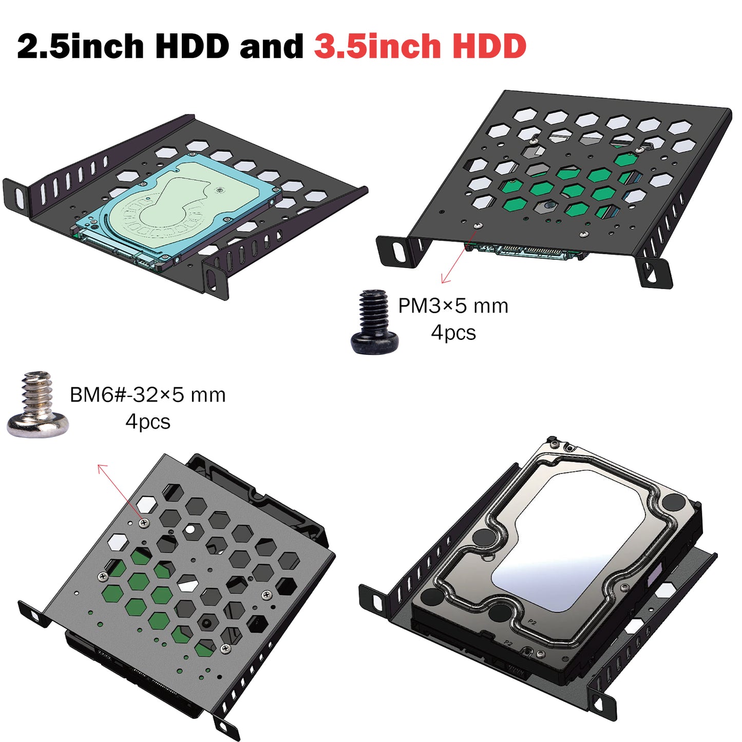 DeskPi RackMate TT Rackmount, Mini Server Cabinet for Network, Servers, Audio, and Video Equipment
