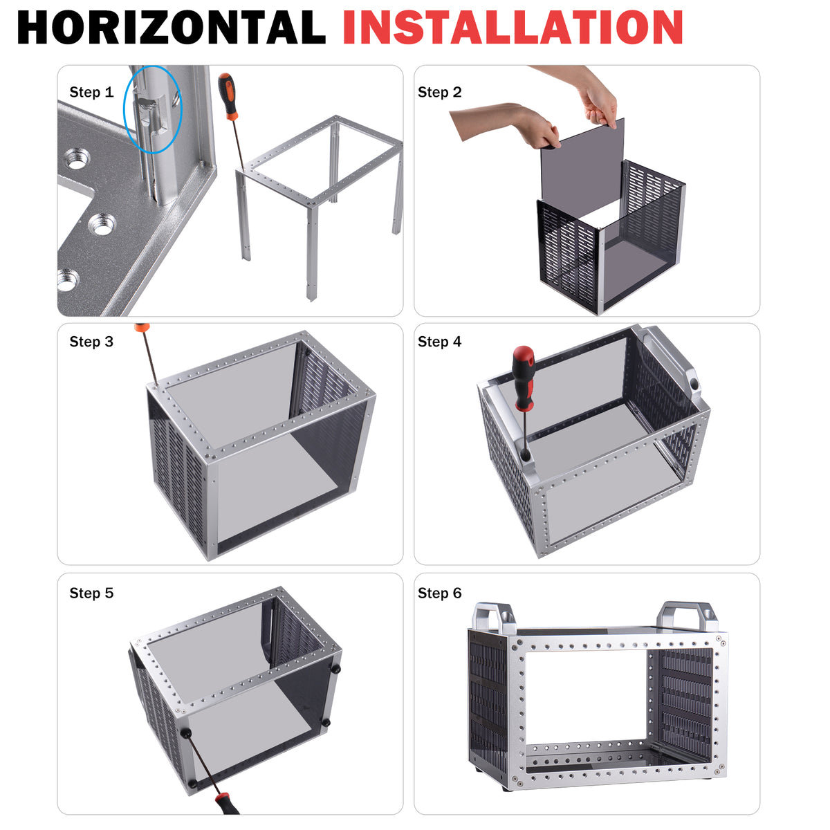 Mini Server Rack Pull Out DeskPi RackMate TT Rackmount, Mini Server Cabinet for Network, Servers ...