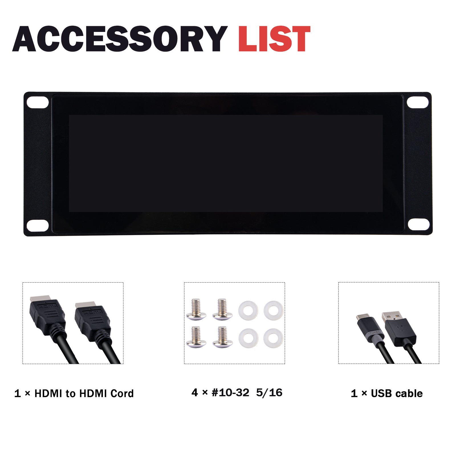 DeskPi 7.84-inch Touch Screen 1280X400 TFT LCD Display for 10 inch