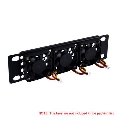 DeskPi RackMate Accessories 7-Inch 1U Venting Blank Panel for TT Server Rack/Network Cabinet