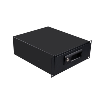 DeskPi RackMate 2U Rackmount Lockable Drawer, 10 Inch Server Cabinet Case Rack Mount for T2 Server Cabinets