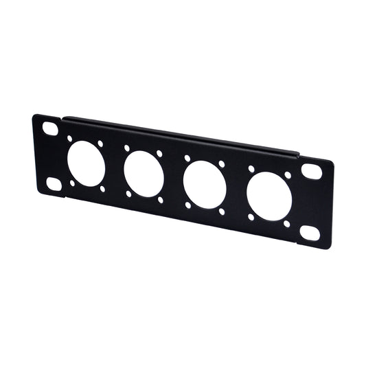 DeskPi Rackmate 7-Inch D-type Patch Panel Rack Mount with 4 Ports for TT Server Rack/Network Cabinet
